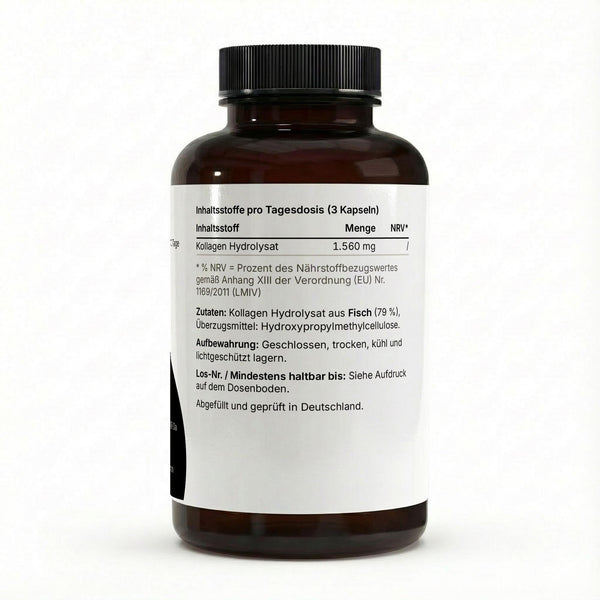 Marine Kollagen Peptide (2000-5000 DA) - 120 Kapseln