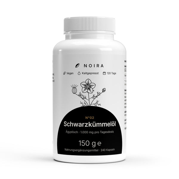 Ägyptisches Schwarzkümmelöl - 240 vegane Softgels